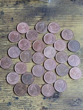 1997 Canadian Pennies